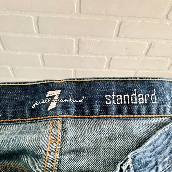 REVOLVE x 7 for all Mankind Men’s Denim jeans Standard Medium/Dark wash 34 - Picture 11 of 16